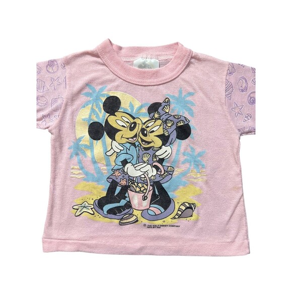 Vtg Mickey and Minnie Beach Shirt The Walt Disney Company Sz 4T - Picture 2 of 14